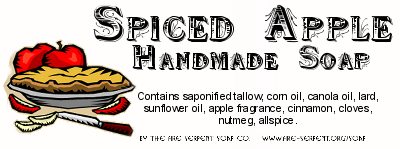 spiced apple label